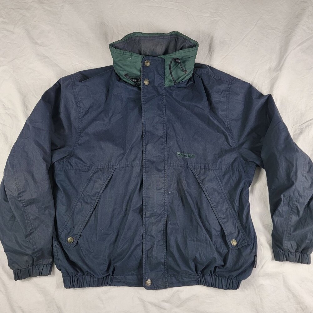Pacific Trail Mens XL Dark Blue Jacket Winter Warm Casual Outdoors Camping